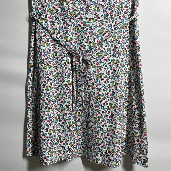 Boden Womens Multicolor Bethany Floral Print Ruffle Trim Sleeveless Sundress 14 - Picture 4 of 12